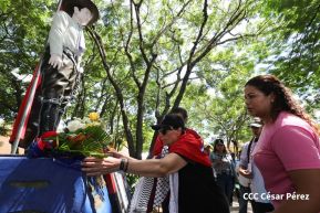 Heroína palestina Leila Khaled de visita en Nicaragua