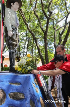 Heroína palestina Leila Khaled de visita en Nicaragua