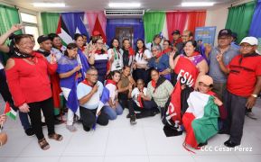 Heroína palestina Leila Khaled de visita en Nicaragua