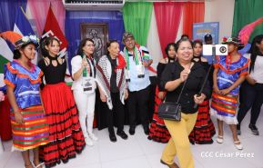 Heroína palestina Leila Khaled de visita en Nicaragua