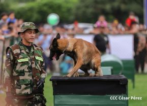 Exposición Estática del Ejército de Nicaragua en saludo al 45 aniversario de fundación