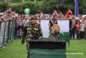 Exposición Estática del Ejército de Nicaragua en saludo al 45 aniversario de fundación