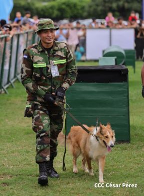 Exposición Estática del Ejército de Nicaragua en saludo al 45 aniversario de fundación