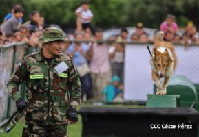 Exposición Estática del Ejército de Nicaragua en saludo al 45 aniversario de fundación