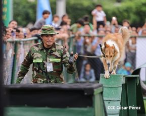 Exposición Estática del Ejército de Nicaragua en saludo al 45 aniversario de fundación