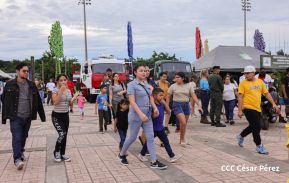 Exposición Estática del Ejército de Nicaragua en saludo al 45 aniversario de fundación