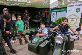 Exposición Estática del Ejército de Nicaragua en saludo al 45 aniversario de fundación