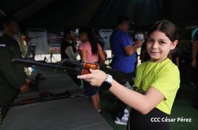 Exposición Estática del Ejército de Nicaragua en saludo al 45 aniversario de fundación