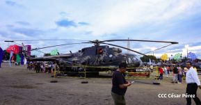 Exposición Estática del Ejército de Nicaragua en saludo al 45 aniversario de fundación