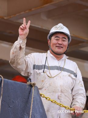 Nicaragua y China inauguran ruta comercial marítima directa