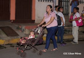 De esta manera leoneses celebran 77 años de la Gritería en honor a la Asunción de María