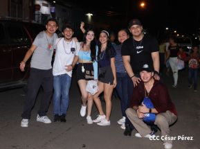 De esta manera leoneses celebran 77 años de la Gritería en honor a la Asunción de María