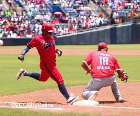 Séptimo juego de la semifinal del Campeonato Germán Pomares entre Los Dantos y Toros de Chontales