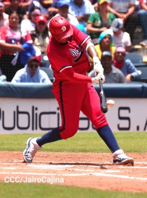Séptimo juego de la semifinal del Campeonato Germán Pomares entre Los Dantos y Toros de Chontales