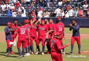 Séptimo juego de la semifinal del Campeonato Germán Pomares entre Los Dantos y Toros de Chontales