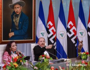 Comandante Daniel y Compañera Rosario en la XI Cumbre Extraordinaria de Jefes de Estado del ALBA-TCP