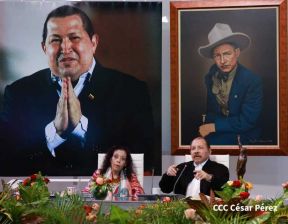 Comandante Daniel y Compañera Rosario en la XI Cumbre Extraordinaria de Jefes de Estado del ALBA-TCP