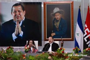 Comandante Daniel y Compañera Rosario en la XI Cumbre Extraordinaria de Jefes de Estado del ALBA-TCP