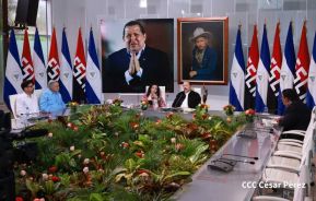 Comandante Daniel y Compañera Rosario en la XI Cumbre Extraordinaria de Jefes de Estado del ALBA-TCP