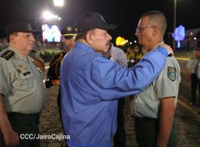 Acto en conmemoración del 45 aniversario de fundación del Ejército de Nicaragua