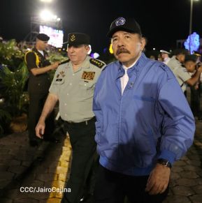 Acto en conmemoración del 45 aniversario de fundación del Ejército de Nicaragua