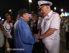 Acto en conmemoración del 45 aniversario de fundación del Ejército de Nicaragua