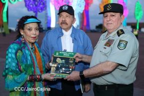 Acto en conmemoración del 45 aniversario de fundación del Ejército de Nicaragua
