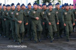 Acto en conmemoración del 45 aniversario de fundación del Ejército de Nicaragua