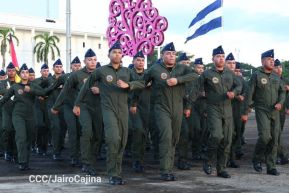 Acto en conmemoración del 45 aniversario de fundación del Ejército de Nicaragua