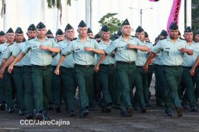 Acto en conmemoración del 45 aniversario de fundación del Ejército de Nicaragua