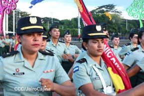 Acto en conmemoración del 45 aniversario de fundación del Ejército de Nicaragua