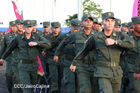 Acto en conmemoración del 45 aniversario de fundación del Ejército de Nicaragua