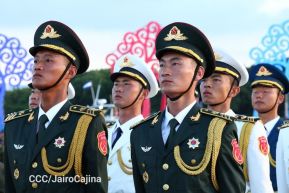Acto en conmemoración del 45 aniversario de fundación del Ejército de Nicaragua