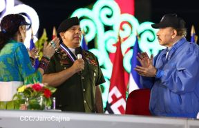 Acto en conmemoración del 45 aniversario de fundación del Ejército de Nicaragua