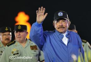 Acto en conmemoración del 45 aniversario de fundación del Ejército de Nicaragua