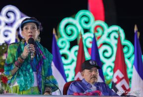Acto en conmemoración del 45 aniversario de fundación del Ejército de Nicaragua
