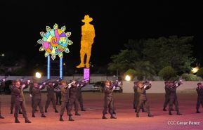 Acto en conmemoración del 45 aniversario de fundación del Ejército de Nicaragua