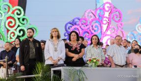 Acto en conmemoración del 45 aniversario de fundación del Ejército de Nicaragua