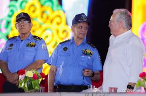 Acto en conmemoración del 45 aniversario de fundación del Ejército de Nicaragua