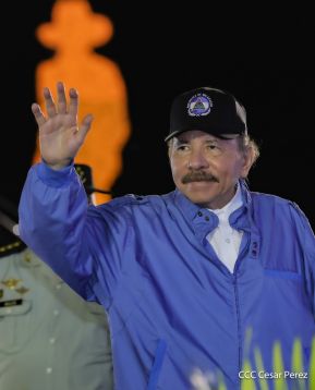 Acto en conmemoración del 45 aniversario de fundación del Ejército de Nicaragua