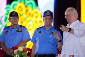 Acto en conmemoración del 45 aniversario de fundación del Ejército de Nicaragua