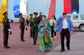 Acto en conmemoración del 45 aniversario de fundación del Ejército de Nicaragua