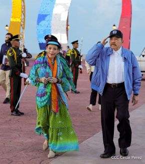 Acto en conmemoración del 45 aniversario de fundación del Ejército de Nicaragua