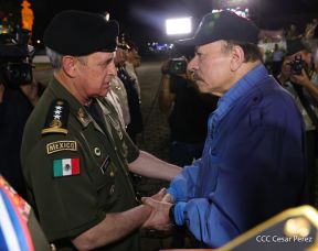 Acto en conmemoración del 45 aniversario de fundación del Ejército de Nicaragua