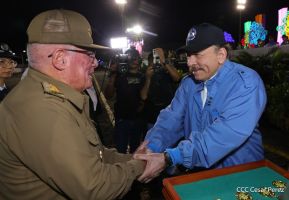Acto en conmemoración del 45 aniversario de fundación del Ejército de Nicaragua