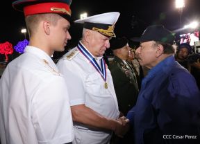 Acto en conmemoración del 45 aniversario de fundación del Ejército de Nicaragua