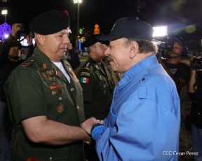 Acto en conmemoración del 45 aniversario de fundación del Ejército de Nicaragua