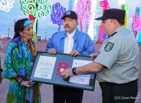 Acto en conmemoración del 45 aniversario de fundación del Ejército de Nicaragua