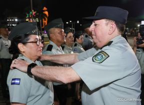 Acto en conmemoración del 45 aniversario de fundación del Ejército de Nicaragua