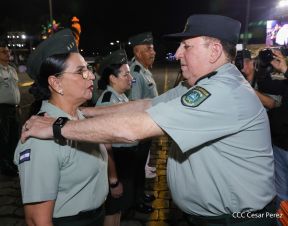 Acto en conmemoración del 45 aniversario de fundación del Ejército de Nicaragua